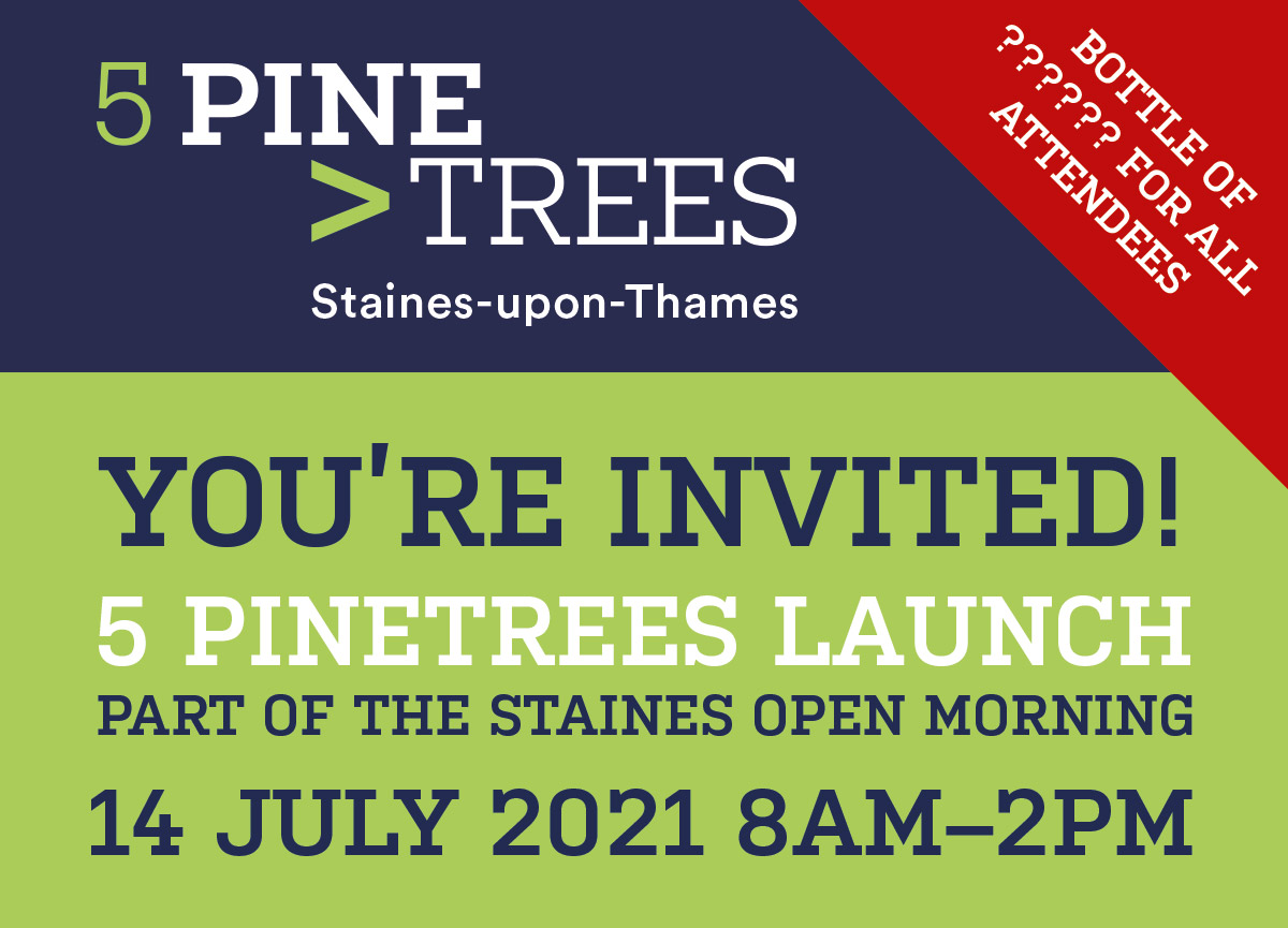 If you can't see the information about 5 Pinetrees Staines please allow the download of images within your email app.